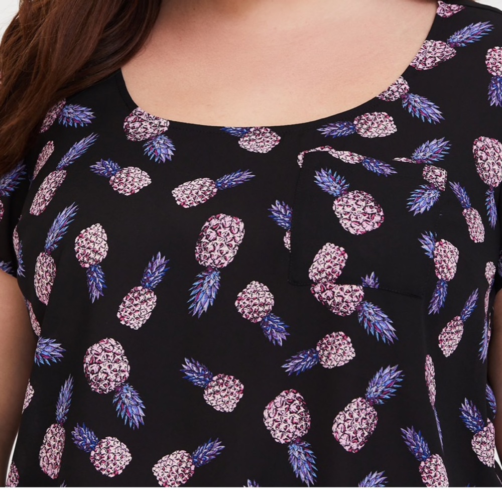 NWT TORRID Pineapple Top - Picture 2 of 5